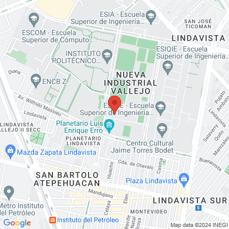 Gimnasio de Exhibición map