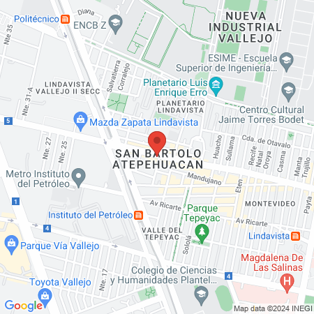 Consultorios dentales del Sector Privado map