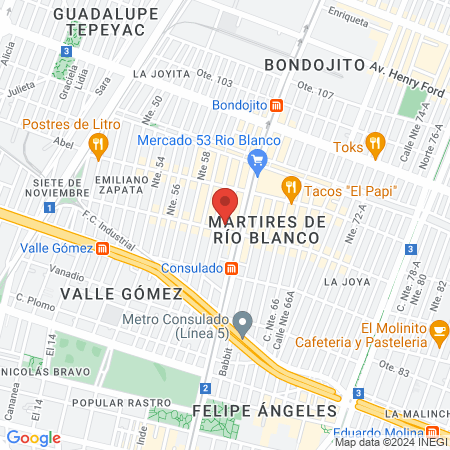 Estetica Gaby's Look map