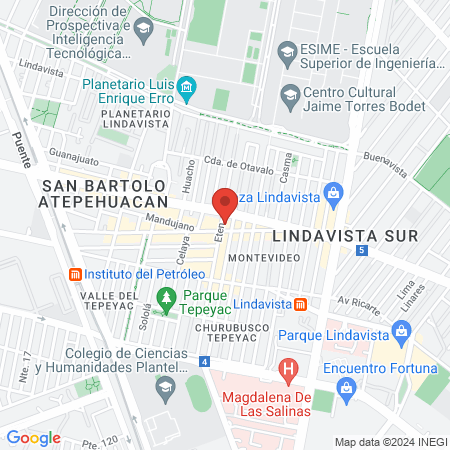 Uñas Nancy Lindavista map