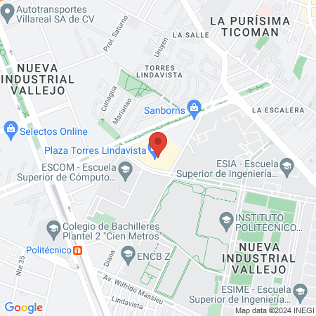 Uñas Finas Torres Lindavista map