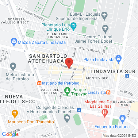 PADIATRA ALEJANDRA GONZALEZ GRANADOS map