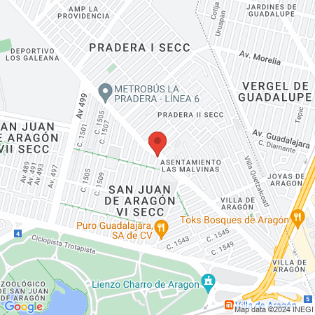 Salón Unisex 31.10 mx map