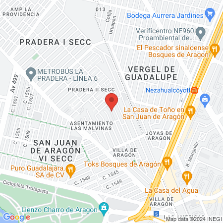 Ladron De Guevara Savage Jaime Dr map