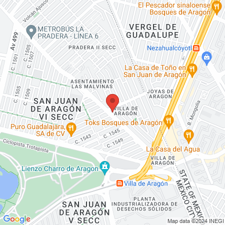 Clínica Veterinaria MEDICAN map