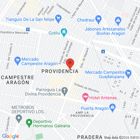 Estética Francis map