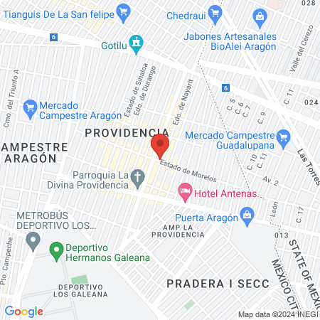 Podologia Dr. Scholl's Providencia map