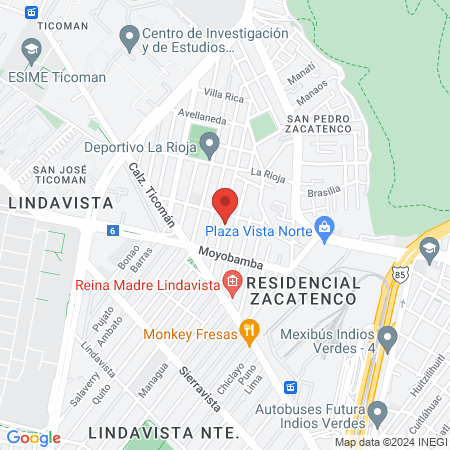 Dra. Rocío Gomez Castillo, Dentista - Odontólogo map