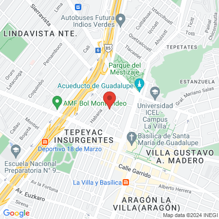 Dr. Erick Mendoza Carrillo, Urólogo map