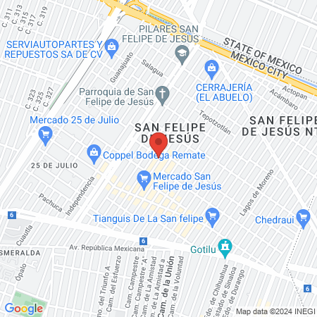 Estética Prestige map