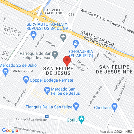 Barberia El corte del Rey map