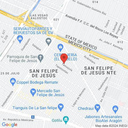 La Excelencia CDMX map