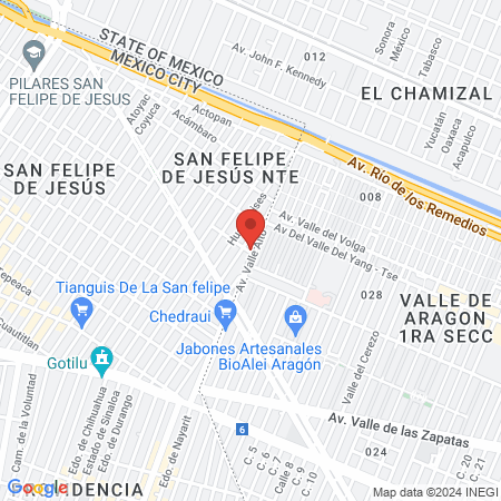 Alta peluquería map