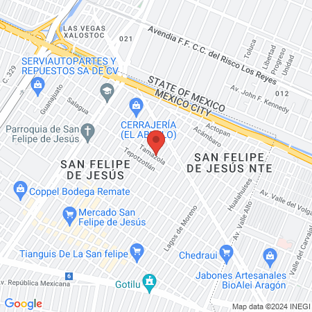 Veterinaria Espinder map