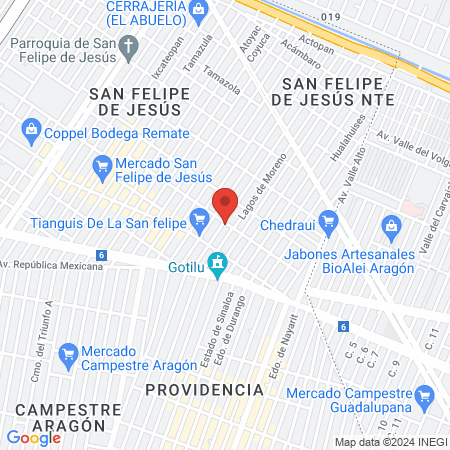 Hospital Veterinario Dahju map