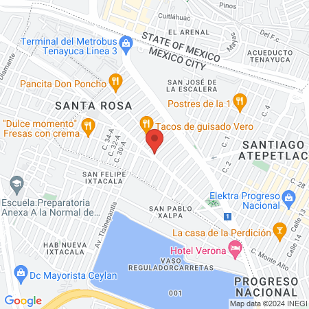 Clínica Franco Americana map