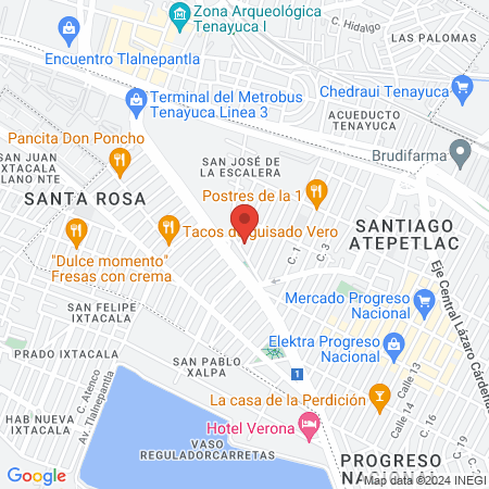 Dra. Noemi Cortes Mendoza, Oftalmólogo map