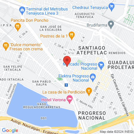 FARMAVIDA- VIDALAB LABORATORIO, ULTRASONIDO Y CONSULTORIO MEDICO map