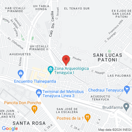 EL PERRITO AZTECA map