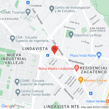 MEDICINA HIPERBARICA LINDAVISTA map