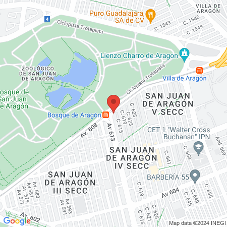 Dentista de Niños Aragon map