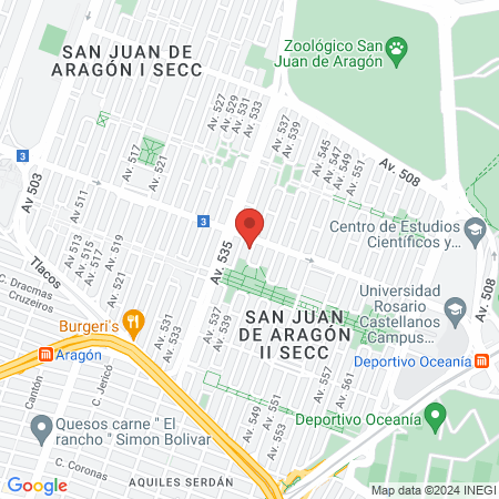 Barber "LA PESETA " map