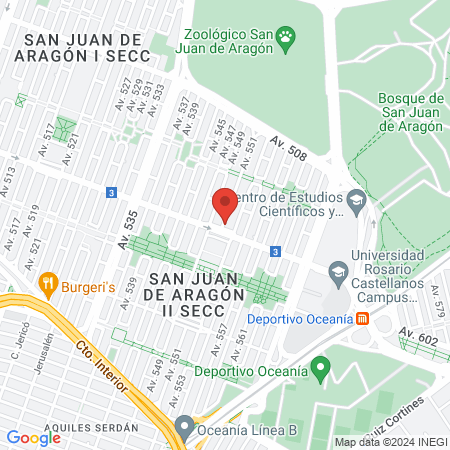 Imperial Studio Sucursal San Juan de Aragon map