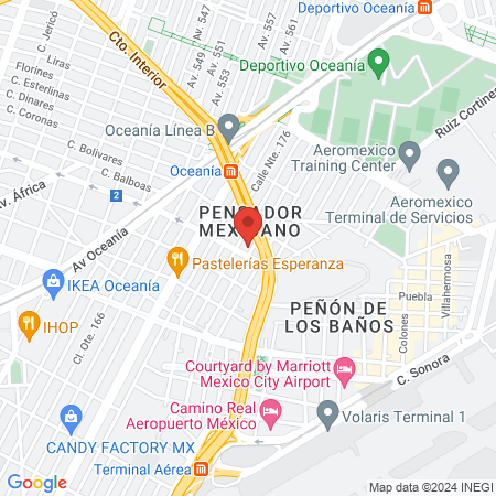 Radiantllyeve CDMX map