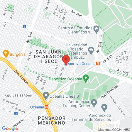 CONSULTORIO DENTAL SIGLO XXI. DRA. ALEJANDRA LARA MALAGÓN ODONTOLOGÍA INTEGRAL Y ORTODONCIA map