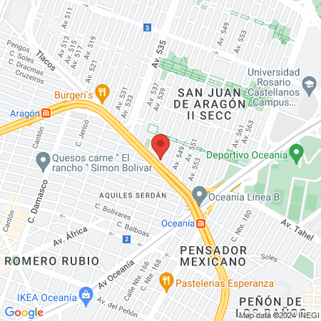 Instituto Certificador Mefertec map