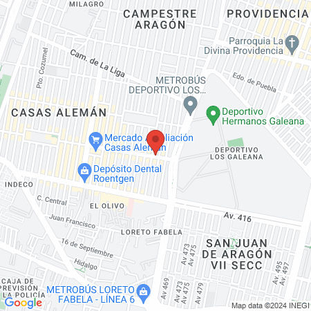 CIRUJANOS DENTISTAS map
