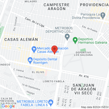 Ortodoncia y ortopedia Carolina map