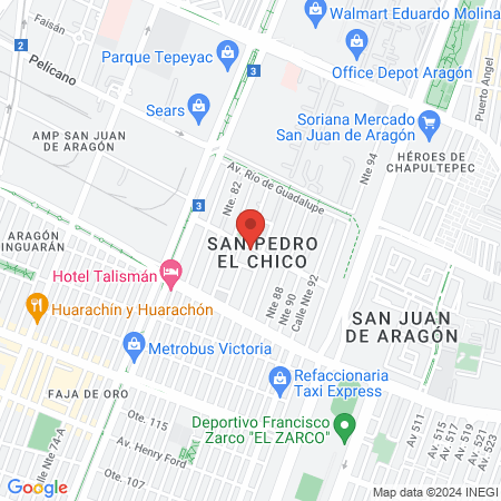 Consultorio dental Odontología Integral y Estética map