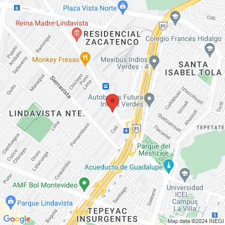 dentista Oridental map