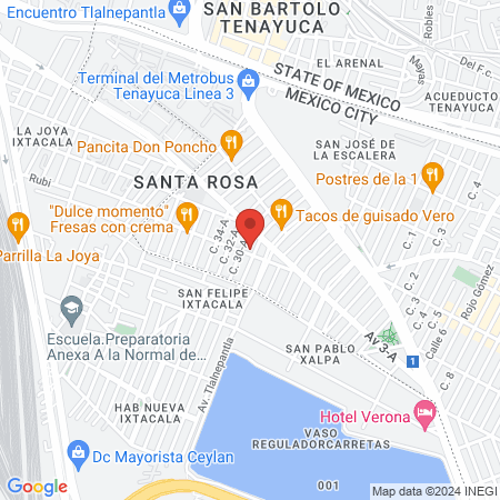 Clinica Veterinaria Signos Vitales map