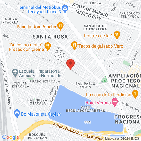 Ópticas Santa Rita map