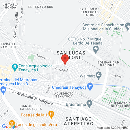 Unidad de Ginecología y Colposcopia map