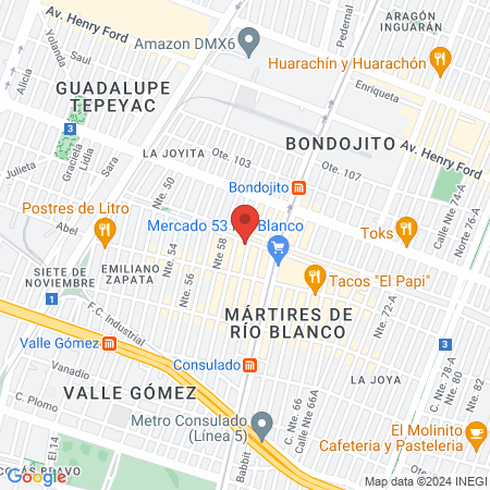 Estética Alarcon map