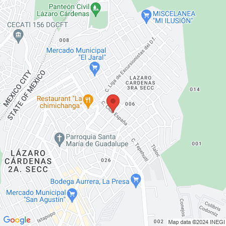 Sonriente Spa Dental map