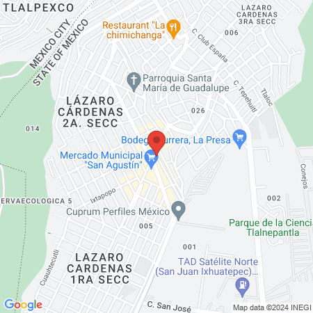 Veterinaria ZANA map