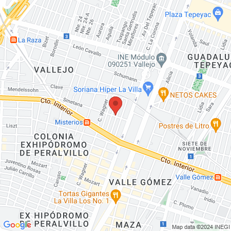 Barbería SeandSun map