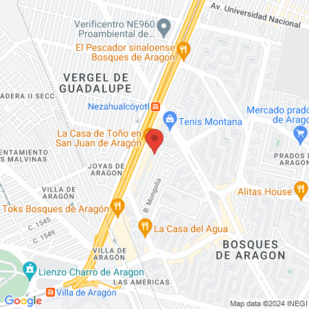 Dra. Diana Rivero Méndez map