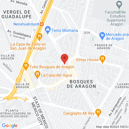 Clínica Veterinaria Onda Pets map