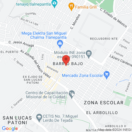 Consultorio Dental Dentium map