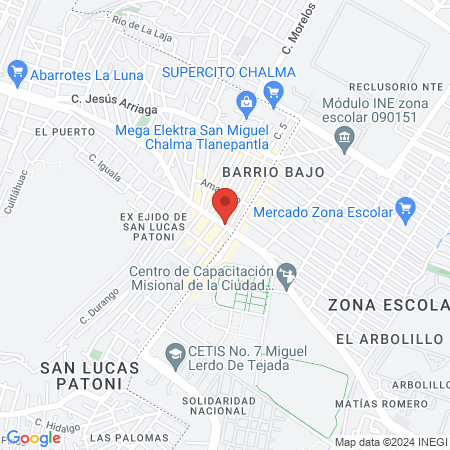 Consultorio Dental Dr. E. Mendoza map