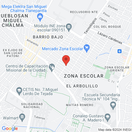 Ópticas Cartagena Zona Escolar map