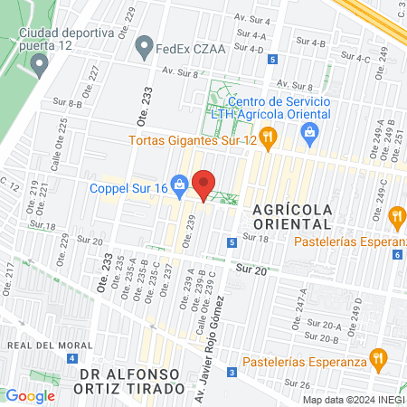 BARBERÍA DEL BARRIO map