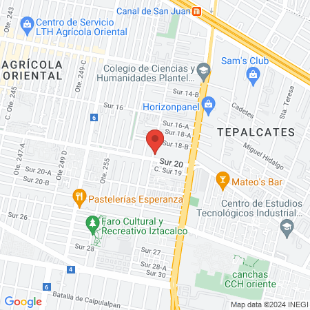 Estética Angélica map