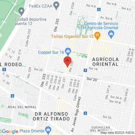 BEALEZA CLINICA DE REJUVENECIMIENTO INTEGRAL map