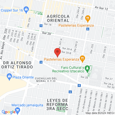 Mas bonita cabina cosmetologica map